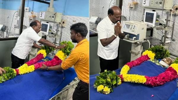 திராவிட இயக்க பேச்சாளர் நெடுஞ்செழியன் காலமானார்.. அமைச்சர் மா.சுப்பிரமணியன் நேரில் அஞ்சலி!