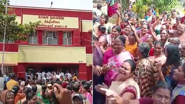 மளமளவென கூடிய கூட்டம்.. வெளியே கூட வர முடியல.. குமரியில் திக்குமுக்காடிய போலீஸ் நிலையம்! என்னாச்சு