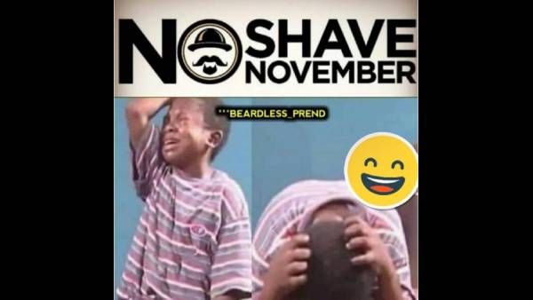No Shave november... இருக்கறவங்க வச்சிக்கோங்க.. இல்லாதவங்க வரைஞ்சிக்கோங்க.. சோ சிம்பிள்!