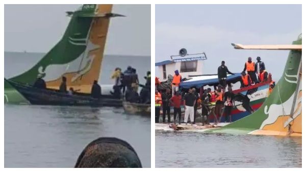 தான்சானியாவில் ஏரிக்குள் விழுந்த விமானம்.. உயிரிழந்தோர் எண்ணிக்கை 19 ஆக அதிகரிப்பு