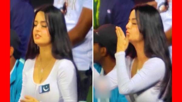 பறந்த KISS.. நெஞ்சிலே நச்சுனு பாகிஸ்தான் கொடி.. ஒரே வீடியோவில் இளசுகளை காலி செய்த 