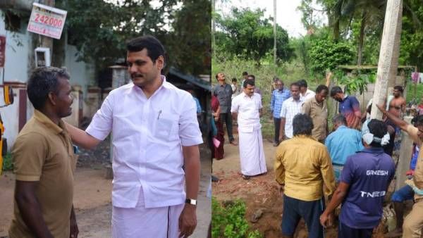 கனமழையால் வீடு, விவசாய நிலங்கள் பாதிப்பு.. பாதிக்கப்பட்டவர்களுக்கு நிவாரணம்.. செந்தில் பாலாஜி உறுதி!