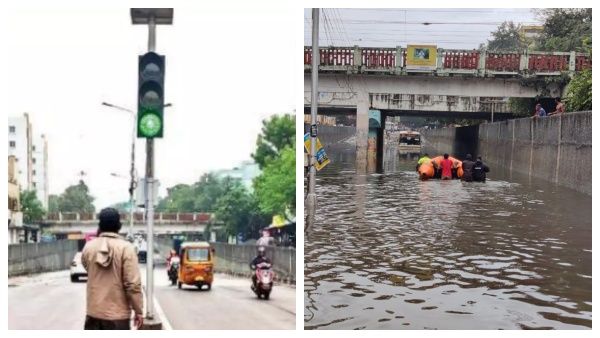 கனமழையால் வெள்ளமா? சென்னை மக்களை எச்சரிக்கும் சுரங்கபாதை சிக்னல்கள்.. அசத்தும் மாநகராட்சி.. எப்படி?