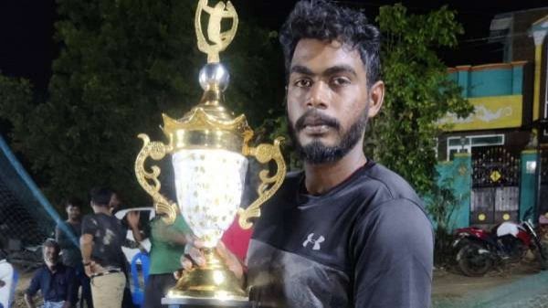 நேபாளத்தில் இறந்த வாலிபால் வீரரின் உடல் திருவள்ளூர் வருகை.. கைப்பந்தை வைத்து நல்லடக்கம்