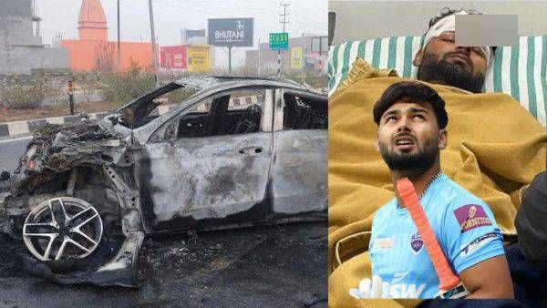 பற்றி எரிந்த கார்! உள்ளே தவித்த பண்ட் ! தக்க நேரத்தில் ஓடி வந்த உதவிய பஸ் டிரைவர்! வெளியான புது தகவல்