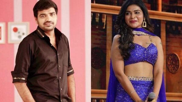 ஓ மை கோஸ்ட் விழாவில் சிரித்து பேசிய தர்ஷா குப்தா- நடிகர் சதீஷ்! அப்போ ஆடை விவகார சர்ச்சை என்னாச்சு?