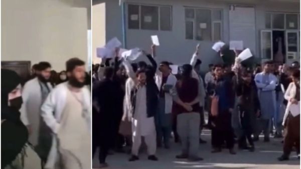 பெரும் போராட்டம்.. மாணவிகளுக்கு ஆதரவாக களத்தில் குதித்த ஆப்கன் மாணவர்கள்.. கையை பிசையும் தாலிபான்கள்