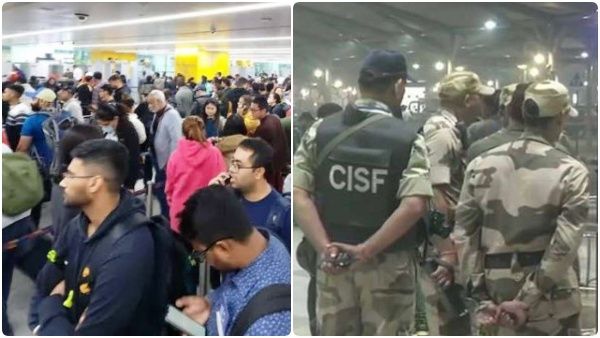 கொந்தளித்த பயணிகள்.. களேபரமான டெல்லி விமான நிலையம்.. கூடுதல் துணை ராணுவப் படையினர் அனுப்பி வைப்பு!