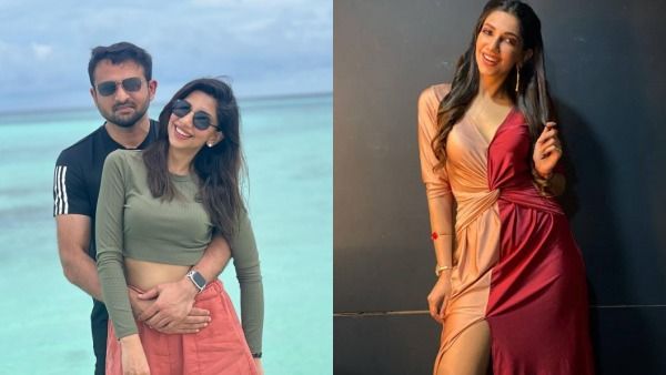 கணவரோடு 