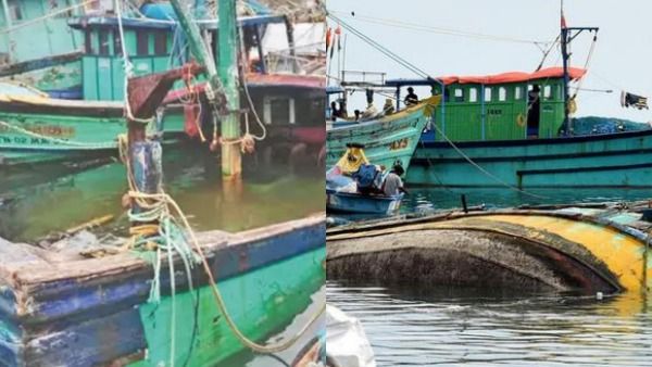 மாண்டஸ் கோரத்தாண்டவம்! கடலில் மூழ்கிய விசைப்படகுகள்.. கவலையில் காசிமேடு மீனவர்கள்! 150 படகுகள் சேதம்