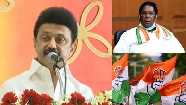 புதுச்சேரியில் திமுக ஆட்சி அமையும்.. போட்டுத்தாக்கிய ஸ்டாலின்.. அப்போ காங்கிரஸ்? நாராயணசாமி பதில்!