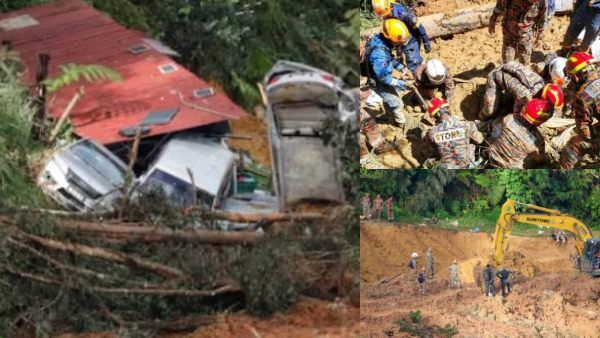 மலேசியா சோகம்.. நிலச்சரிவில் சிக்கி பலியானோர் எண்ணிக்கை 24ஆக உயர்வு.. 9 பேர் மாயம்