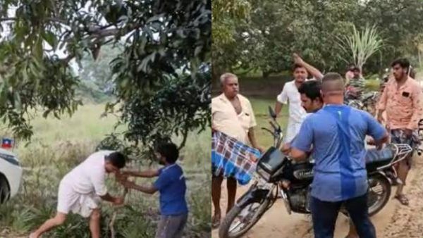 ஏரியில் மணல் கடத்தல்.. போஸ்டர் ஒட்டியவர்கள் மீது ஊராட்சி மன்ற தலைவரின் மகன் கொலைவெறி தாக்குதல்