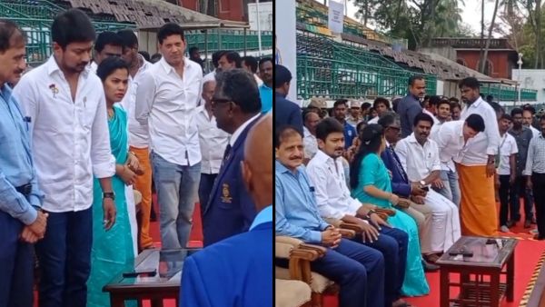 உலக கோப்பை வீரர்களுக்கு மேடையில் இடம் இல்லை! முன்னாள் வீரர் ஆதங்கம்! உறுதி தந்த அமைச்சர் உதயநிதி!