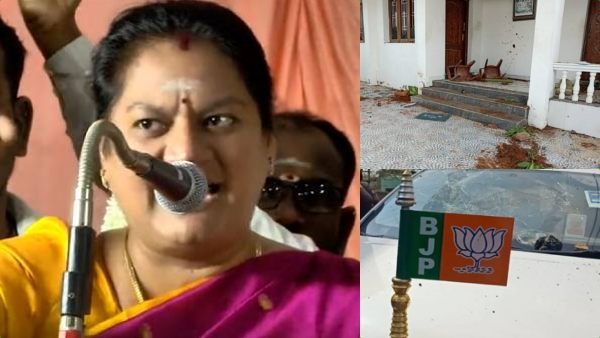 கீதா ஜீவனை மிரட்டிய மறுநாளே.. சசிகலா புஷ்பா வீட்டில் பரபர தாக்குதல்.. கார் உடைப்பு.. பதற்றம்