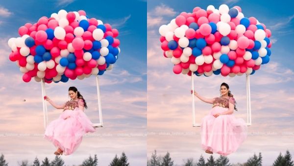 பார்த்தாலே பதறுதே! கர்ப்பமாக இருக்கும் நேரத்தில் சன் டிவி நடிகையின் பறக்கும் போட்டோ சூட்!