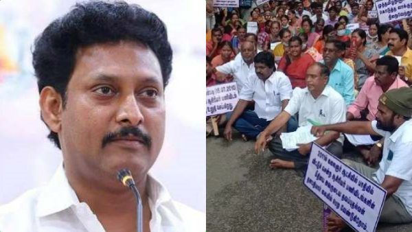 கல்வி அமைச்சருடனான பேச்சுவார்த்தை தோல்வி.. உண்ணாவிரத போராட்டம் தொடரும்.. இடைநிலை ஆசிரியர்கள்