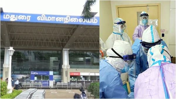 தமிழகத்துக்குள் வந்த சீனா கொரோனா! மதுரை விமான நிலையத்தில் இருவருக்கு பாசிட்டிவ்! பரபரத்த அதிகாரிகள்!
