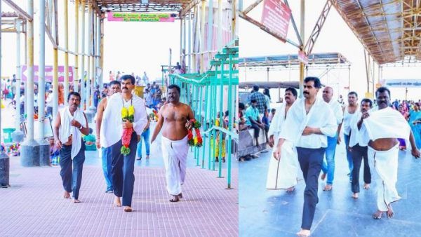 திருச்செந்தூரின் கடலோரத்தில் செந்தில்நாதன் அரசாங்கம்! முருகனை பக்தியுடன் வழிபட்ட துரை வைகோ!