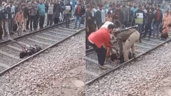 கொடூரம்.. தண்டவாளத்தில் காய்கறிகளை வீசிய போலீஸ்.. சேகரித்த வியாபாரி ரயில் மோதி 2 கால்களை இழந்தார்