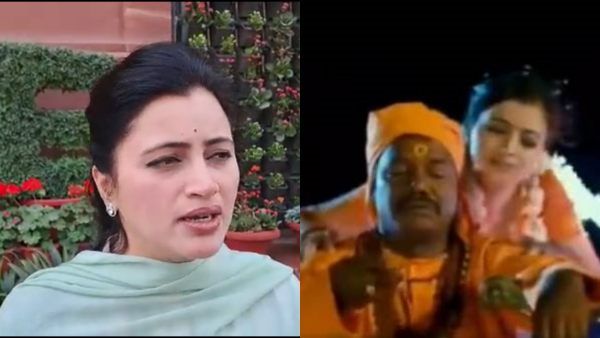 காவி ஆடையில் கவர்ச்சி நடனம்.. வாயை கொடுத்து சிக்கிக்கொண்ட பாஜக ஆதரவு பெண் எம்.பி.. பழைய வீடியோ லீக்