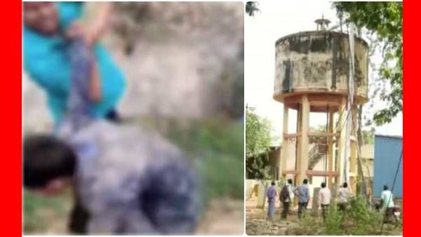 என்னங்க இது கொடுமை.. பட்டியலின மக்களின் தண்ணி தொட்டியில் 