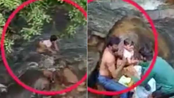 குற்றால அருவியில் அடித்து சென்ற 4 வயது சிறுமி! தெய்வம் போல் மாறிய கார் டிரைவர்! குவியும் பாராட்டுகள்