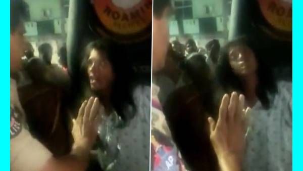 பீச்சில்.. மிட்நைட்டில்.. பைக் மீது ஏறி உட்கார்ந்து தண்ணி அடித்த பெண்.. கிட்ட போன போலீஸ்.. ஓ மை காட்