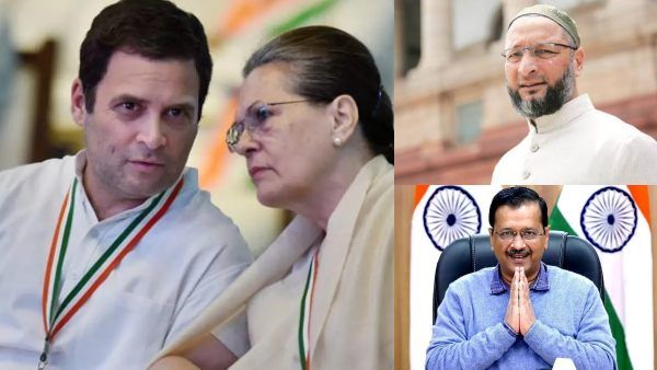 கொடிகட்டி ஆண்ட குஜராத்தில் காங்.க்கு மரண அடி! சவக்குழி தோண்டிய ஆம் ஆத்மி, ஓவைசி கட்சி!