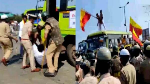 கன்னடமா.. மராத்தியா? களைகட்டிய கர்நாடகா- மகாராஷ்டிரா எல்லை பஞ்சாயத்து! கலவரமான பெலகாவி பிரச்சினை!