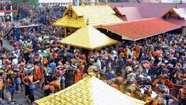 சபரிமலை மண்டல பூஜை..தங்க அங்கியில் ஐயப்பனை தரிசிக்க அலைமோதும் பக்தர்கள்..குவியும் வருமானம்