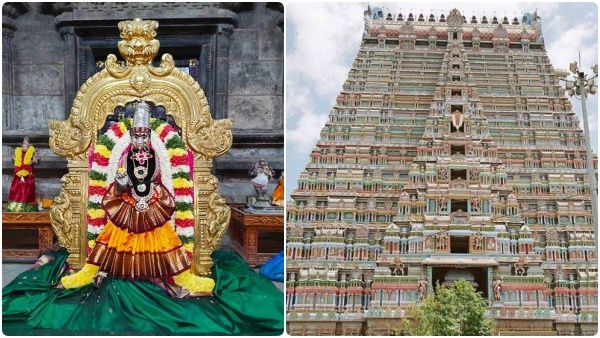 மார்கழி மாத பிறப்பு..திருவானைக்காவல் அகிலாண்டேஸ்வரிக்கு சீர்வரிசை கொடுத்த அண்ணன் ஸ்ரீரங்கநாதர்