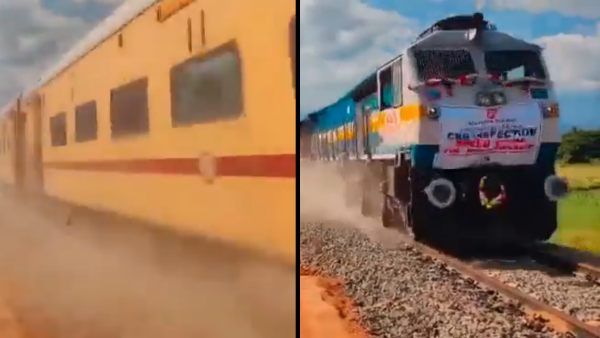 9 நிமிடங்கள்.. 120 கி.மீ. வேகம்.. புதிய பாதையில் போடி டூ தேனி இடையே மின்னல் வேகத்தில் பாய்ந்த ரயில்