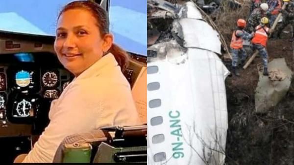 துரத்தும் துயரம்..16 ஆண்டு கழித்து கணவரை போலவே.. நேபாளத்தில் விமான விபத்தில் உயிரிழந்த பைலட் அஞ்சு