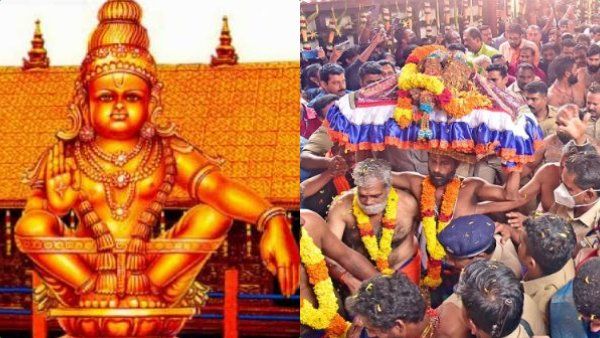 தங்க ஆபரணத்தில் அரசனாக ஜொலிக்கும் ஐயப்பனை தரிசிக்க இன்றே கடைசி நாள்..குவியும் பக்தர்கள்