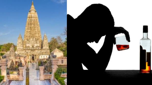 வெளியில் துறவி.. கோயிலுக்குள் 'திறவி'.. அதுவும் புத்த கயாவில்.. என்னே ஒரு தைரியம்.. தூக்கிய போலீஸ்