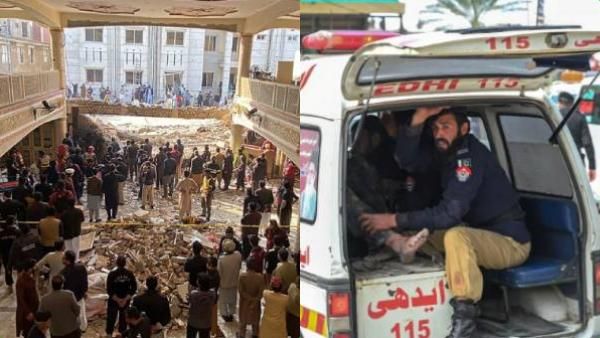 பாகிஸ்தான் மசூதியில் பயங்கர குண்டுவெடிப்பு - 28 பேர் பலி, 150 பேர் படுகாயம்! தலிபான்கள் வெறியாட்டம்