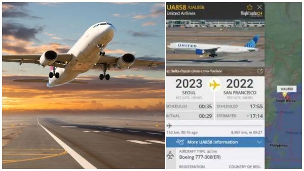 டைம் டிராவலா?.. 2023ல் புறப்பட்டு 2022ல் தரையிறங்கிய விமானம்.. அலறிய பயணிகள்.. கடைசியில் ட்விஸ்ட்