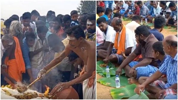 10 ஆயிரம் பேருக்கு கறி விருந்து! ஆண்கள் மட்டுமே பங்கேற்கும் மதுரை திருவிழா.. இன்னைக்கு ஒரு புடி!