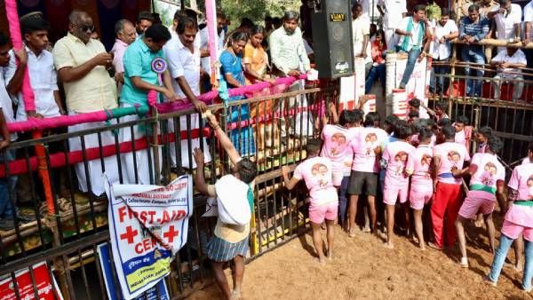 ஜல்லிக்கட்டில் தங்ககாசு மழை! தாராளம் காட்டும் அமைச்சர் மூர்த்தி! மாடுபிடி வீரர்கள் மிகுந்த உற்சாகம்!