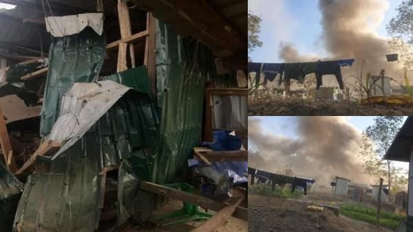 மிசோரம் எல்லையில் மியான்மர் ராணுவம் சர்ஜிகல் ஸ்டிரைக்: சரமாரி குண்டு வீச்சில் 5 பேர் பலி- பதற்றம்!