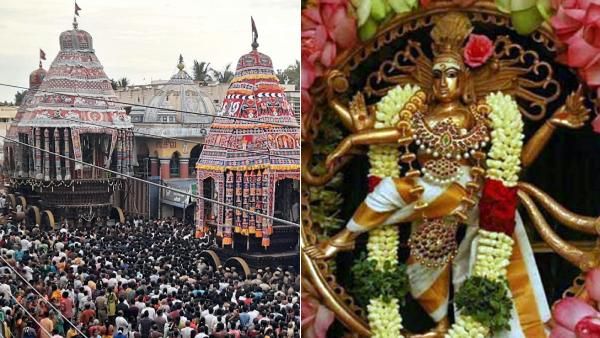 சிதம்பரம் நடராஜர் கோவிலில் கொட்டும் மழையிலும் தேரோட்டம் கோலாகலம்..நாளை ஆருத்ரா தரிசனம்