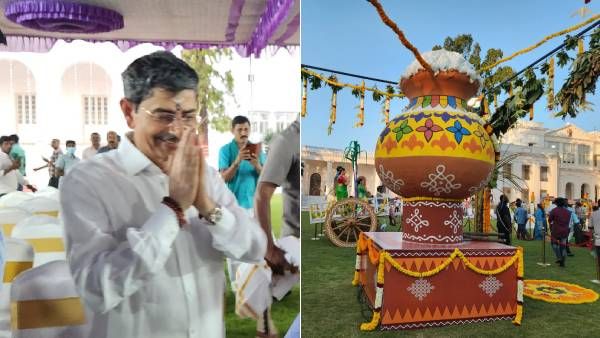 ராஜ்பவனில் பொங்கல் விழா..பாரம்பரிய உடையில் ஆர்.என்.ரவி.. ஒருபக்கம் இபிஎஸ்..மறுபக்கம் ஓபிஎஸ்