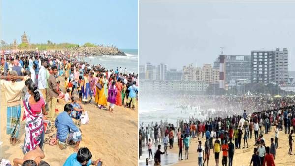 காணும் பொங்கல்..சென்னை முதல் குமரி வரை..சுற்றுலா தலங்களில் உற்சாக கொண்டாட்டம்