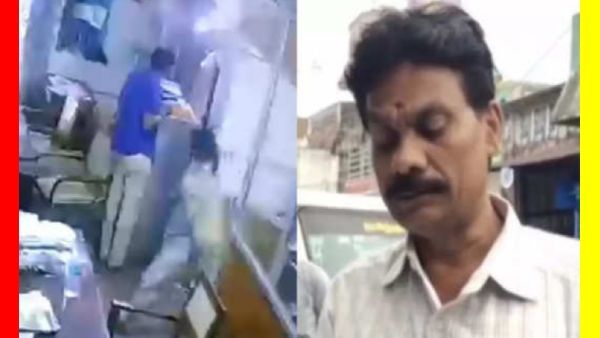 தொட்டு தொட்டு சீண்டிய ஆபீசர்.. அதுவும் கோயிலுக்குள்ளேயே.. அப்பட்டமான வீடியோ.. பறந்து வந்த டிரான்ஸ்பர்