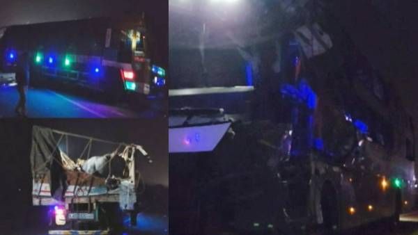 தாறுமாறாக வந்த ஆம்னி பேருந்து! ஹை வேஸில் அலறல்.. சென்னை-மார்த்தாண்டம் சாலையில் விபத்து.. 2 பேர் பலி