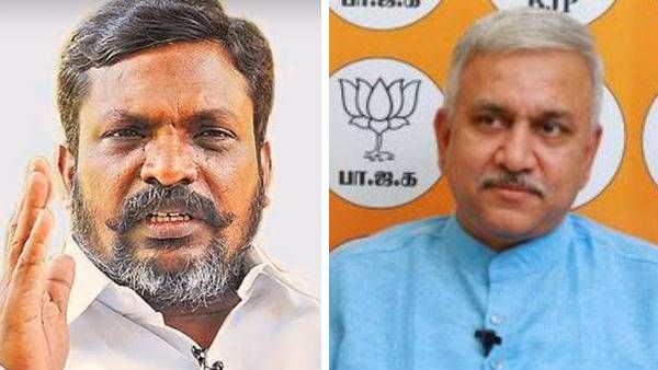 'ரெட் ஜெயிண்ட் ' என்று குறிப்பிட்டு சொல்ல பயம் ஏன்? திருமாவளவனுக்கு பாஜக நாராயணன் திருப்பதி கேள்வி!