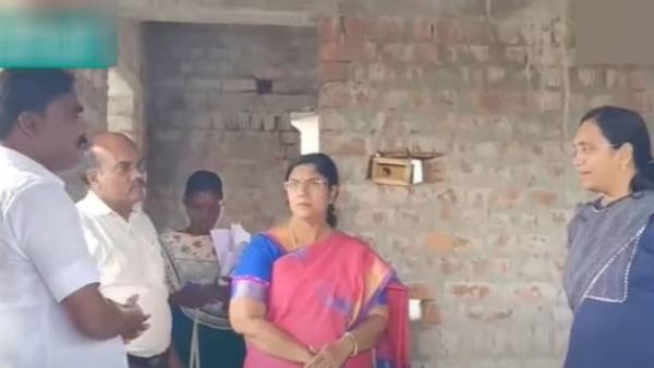 இது ஏழைகளின் வீடா.. ஒப்பந்ததாரரை லெப்ட் ரைட் வாங்கிய ஆட்சியர்.. இரு அதிகாரிகள் சஸ்பெண்ட்