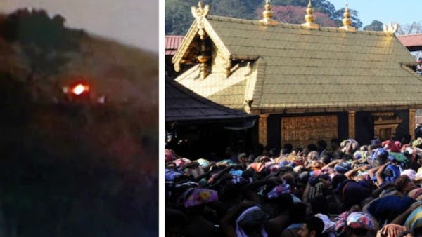 சபரிமலையில் மகரவிளக்கு..ஜோதியை தரிசிக்க வனப்பகுதி குடில்களில் தங்கும் பக்தர்கள்..பிடிபட்ட நாகங்கள்