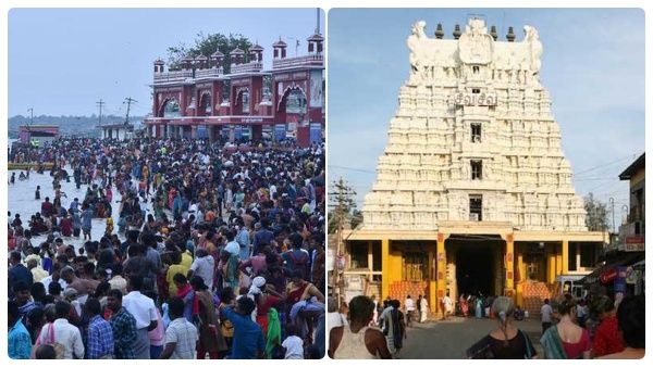 தை அமாவாசை..ராமேஸ்வரத்தில் தீர்த்தவாரி..குவிந்த பக்தர்கள்..பகல் முழுவதும் கோவில் திறப்பு